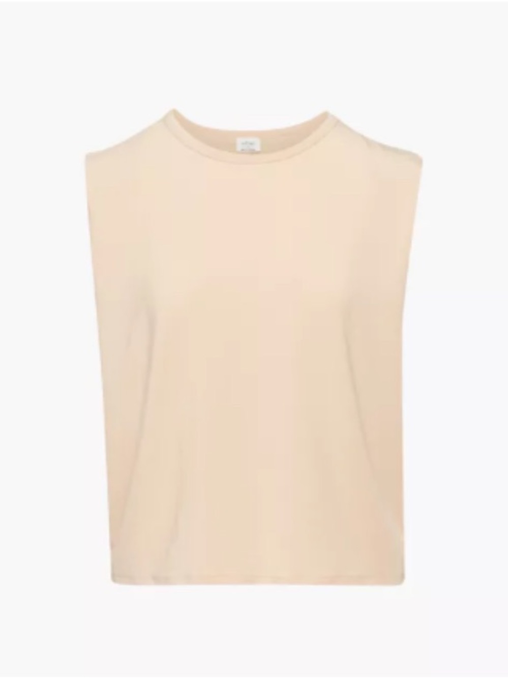 Aritzia Wilfred Flight Tank, flax beige, size small